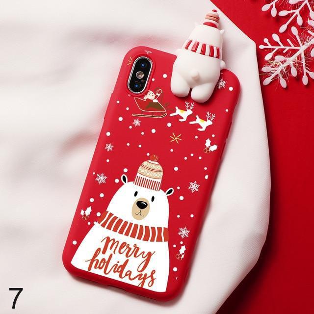 Christmas Cartoon Case For iPhone