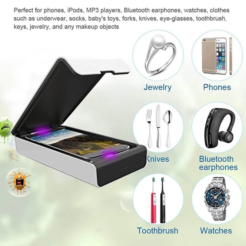 UV Jewelry Phone Sanitizer Box